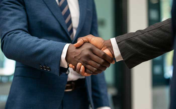 african business male people shaking hands (1)